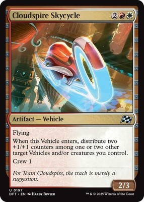 Cloudspire Skycycle 197 UC Aetherdrift Magic: The Gathering NM/M