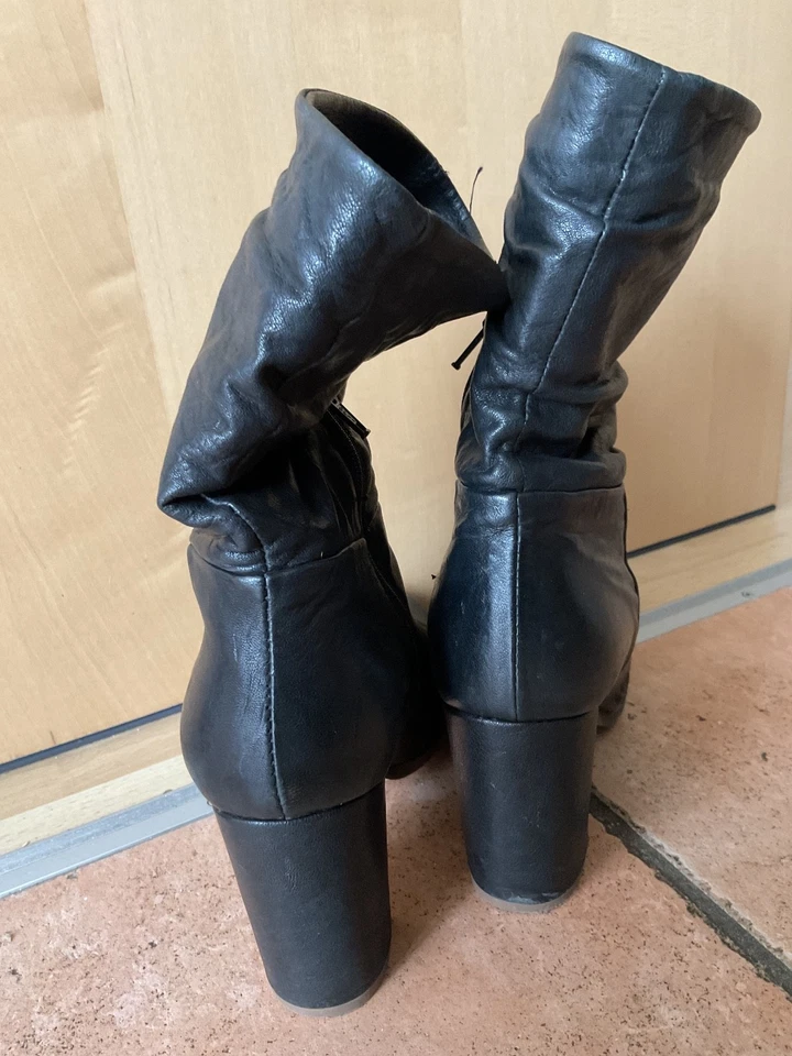 Extravagante  italienische LEDER  Stiefeletten von Gianni Gregori Gr.37 - Bild 3 von 4