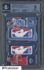 2019 Panini Instant Logoman Zion Williamson Ja Morant RC PATCH 1/1 BGS 9