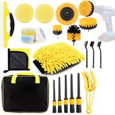 20PCS Auto Reinigungsset Autopflege Profi Auto Detailing Pinsel Waschset Set