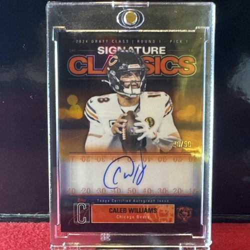 2025 Topps Caleb Williams Shop for 2025 Topps Signature Class Football Chrome Autographs on eBay (Raw)