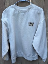 VANS Off The Wall Graphics BEIGE Sweatshirt - Unisex/Men's Size S