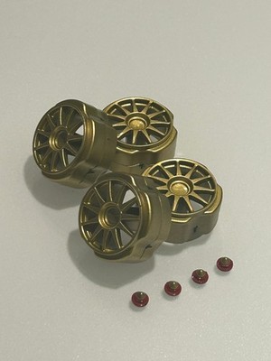 Lamborghini Felgen Satz, Wheels - Type G2-R - Gold, transkit, scale 1/18