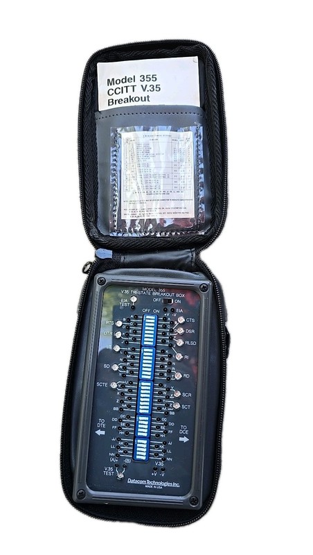 Model 355 CCITY V.35 BREAKOUT And ACTIVITY TESTER