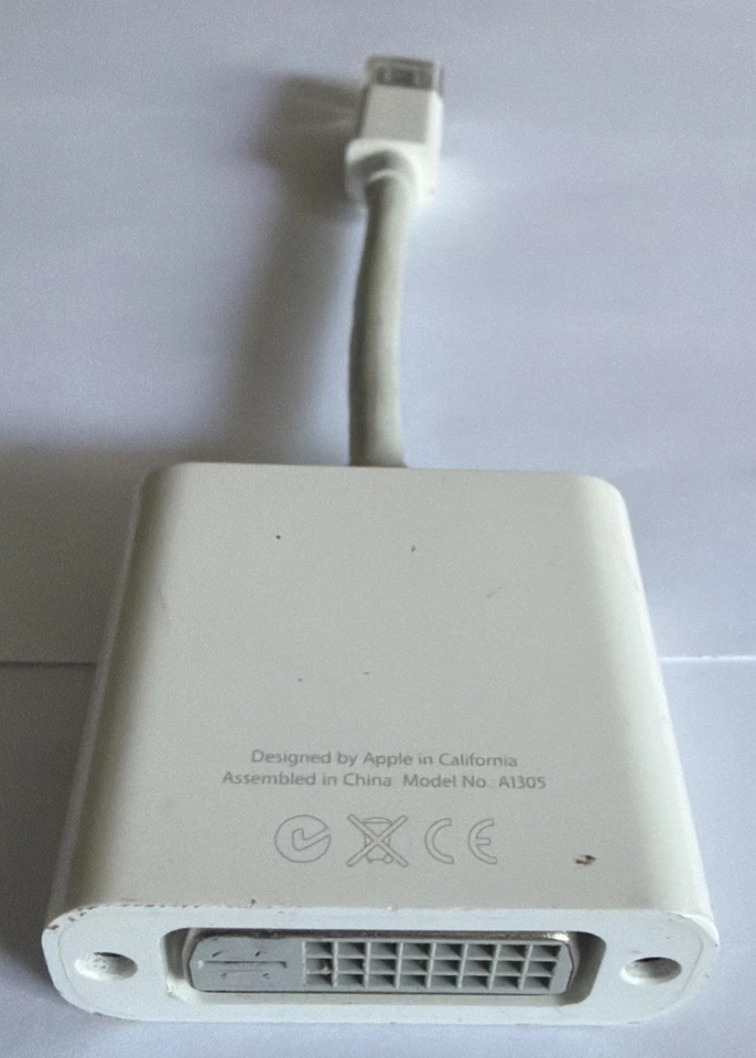 Original Apple Mini DisplayPort auf DVI-D Adapter Kabel für MacBook / iMac / Mac - Bild 1 von 1