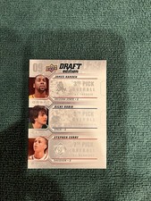 2009 UD Draft Edition Class Ricky Rubio Stephen Curry James Harden Rookie RC