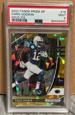 2020 Panini Prizm Draft Picks #16 Chris Godwin Gold Ice /7 PSA 9 POP 1