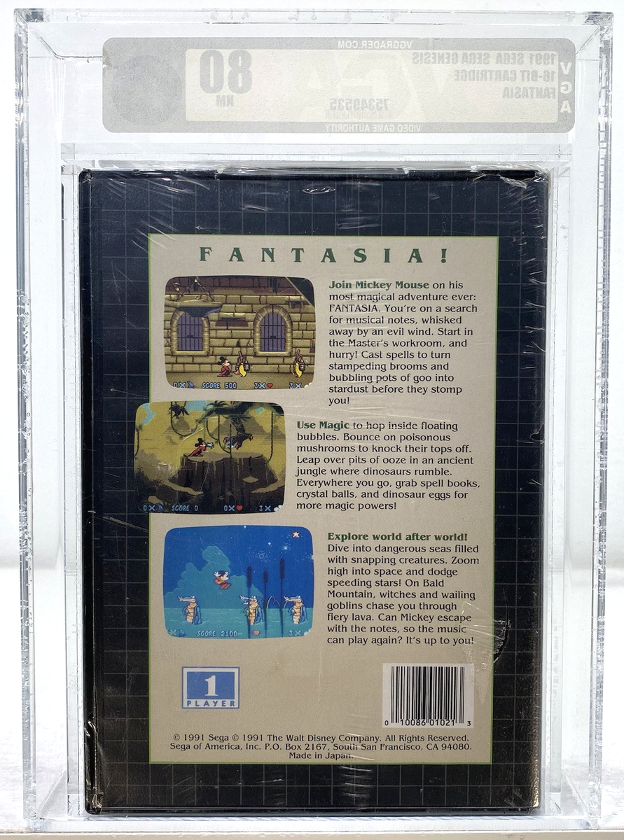 Fantasia (Sega Genesis, 1991) for sale online | eBay