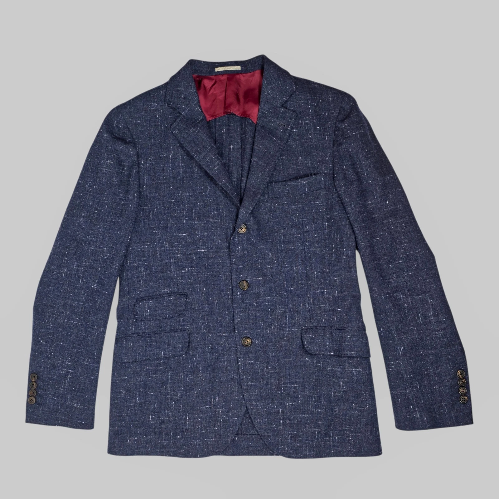 Brunello Cucinelli — Brunello Cucinelli Sport Coat Blazer 52 EU/42 US Unstructured Linen/Wool/Silk