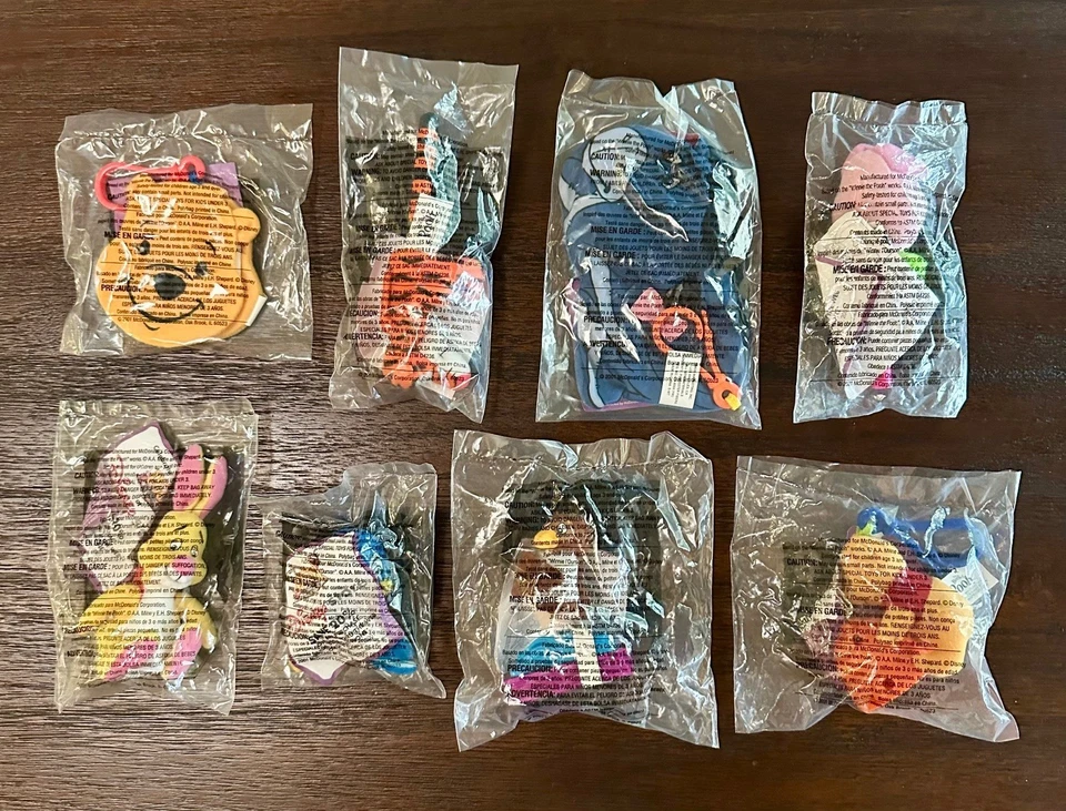 McDonald's 2001 Winnie the Pooh - Book of Pooh - Complete Set of Eight - NEW - Image 2 of 2