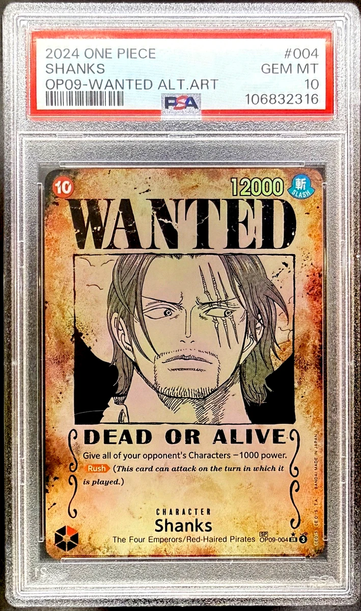 2024 ONE PIECE OP09-EMPERORS IN THE NEW WORLD WANTED ALTERNATE ART