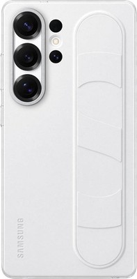 Original / Offizielle Samsung Galaxy S25 Ultra Standing Grip Hülle / Cover - Weiß