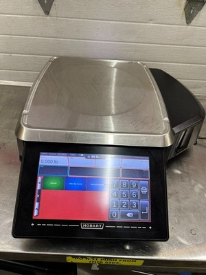 HOBART HTI-7LH DELI SCALE WITH PRINTER REFURBISHED, TESTED AND WORKING
