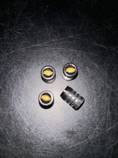 4x Black Chevy Chevrolet Tire Valve Stem Caps For Car Truck Universal Fitting 4x Black Chevy Chevrolet Tire Valve Stem Caps For Car Truck Universal Fitting