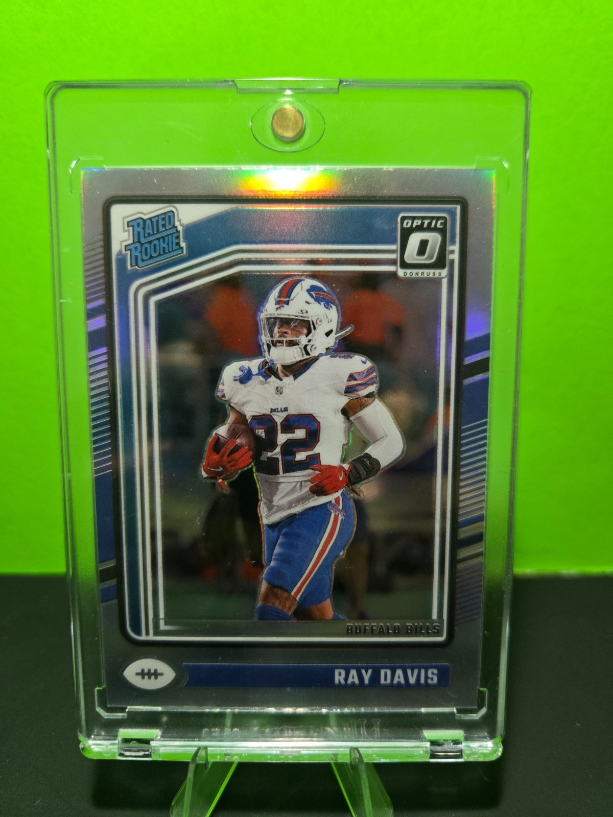 2024 Panini Donruss Optic - Rated Rookie Ray Davis #283 Holo Prizm (RC)