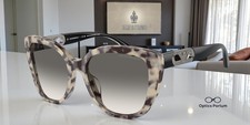 EMPORIO ARMANI EA4214U 605811 Havana Cream Gradient Grey 54mm Women's Sunglasses