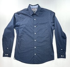 Van Heusen Originals Slim Fit Button Up Blue Mens M 15-15.5