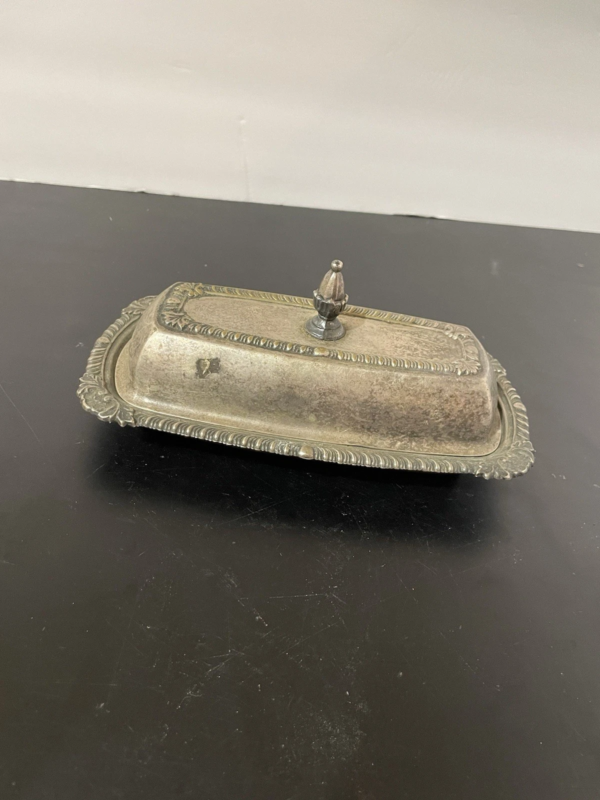 Vintage Sheets R-s Co Butter Dish Stamped 1875 Silver Plated