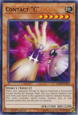 Contact ''C'' - MP18-EN195 - Common - 1st Edition - Moderately Played