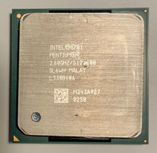 Intel Pentium 4 SL6WH CPU - 2.60GHz, 800MHz FSB, 512KB L2 Cache, Northwood Chip