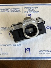 Canon AE-1 35mm SLR Film Camera Body Silver Black Vintage UNTESTED