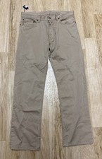 Polo Ralph Lauren Men's Khaki 650 Straight Chino 5-Pocket Flat Front Sz 32x30