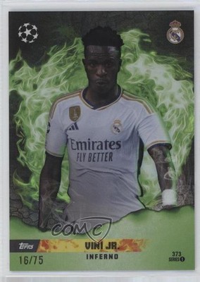 2023 Total Football Series 1 Collector Cards #75 16/75 Vinicius Junior #373 14dq