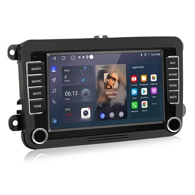 Für VW Golf 5 6 Plus Touran Caddy Jetta Autoradio Android 14 Apple Carplay NAVI