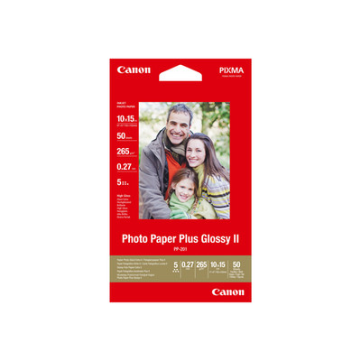 Canon Photo Paper Plus Glossy II PP-201 Glänzend 2311B003 Rot