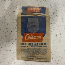 Vintage Coleman Silk-Lite Grade A Mantles 2 packs