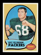1970 Topps #131 Gale Gillingham RC Green Bay Packers VG-EX