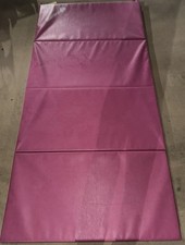 Resilite 4x8 Mat 2" Thick Pink - I Heart Gymnastics - Tumbling Gymnastics Mat