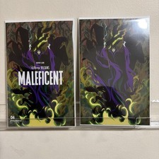 DISNEY VILLAINS MALEFICENT #4 VARIANT  PUEBLA 1:100 VIRGIN VARIANT SET DYNAMITE