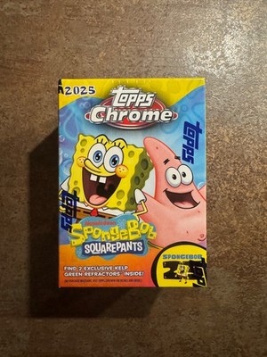2025 Topps Spongebob 25th Anniversary Blaster Box Neu & OVP 7 Packs a 4 Karten