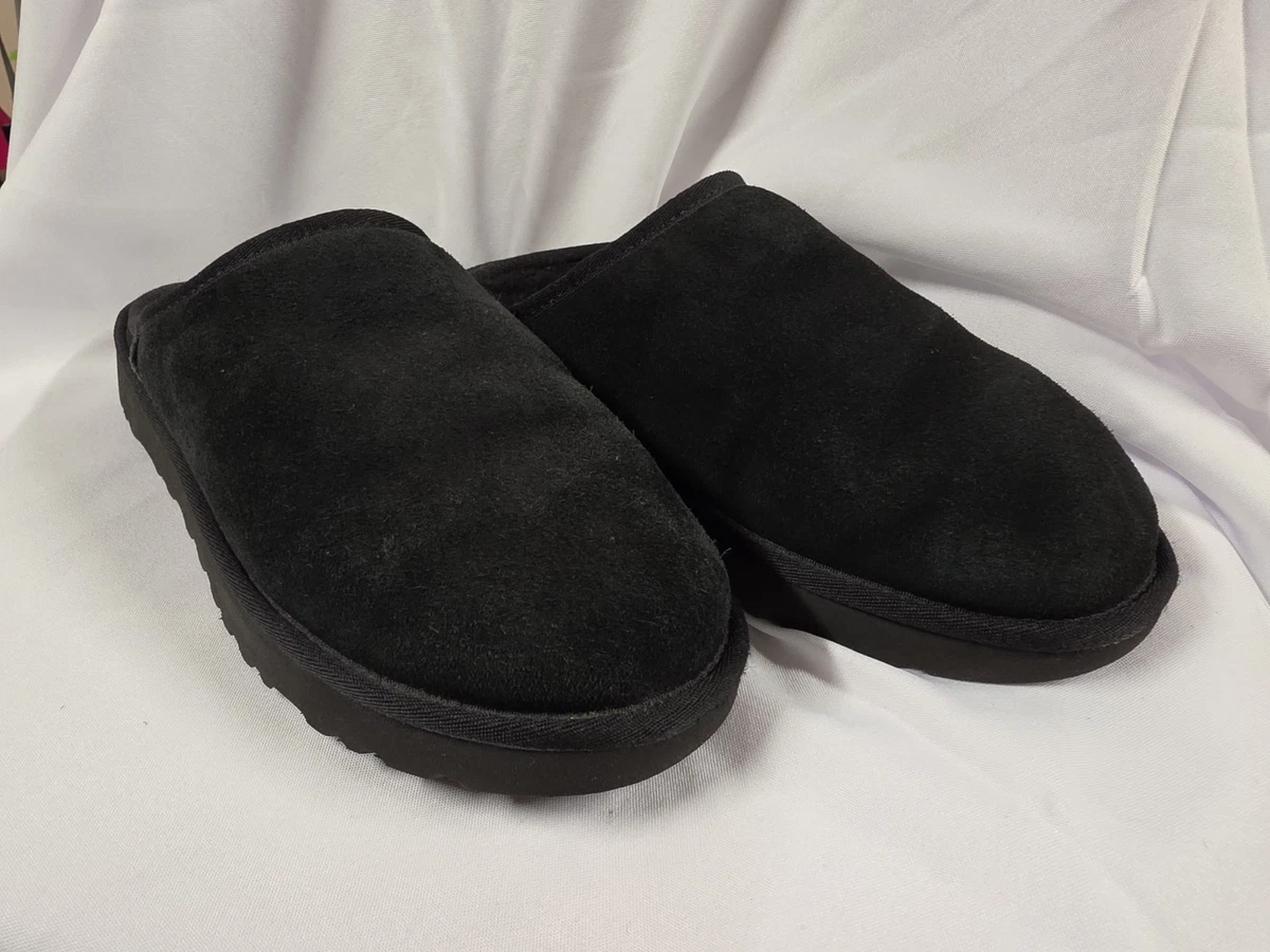 UGG Suede Black Slippers for Men for sale | eBay