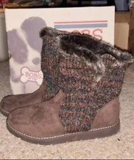 Stivali Bob’s By Skechers in peluche e schiuma marrone taglia 11 con scatola originale