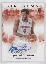 2021 Chronicles Draft Picks Origins Rookie Purple 10/49 Justin Gorham Auto ni4