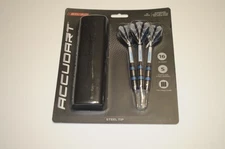 Accudart 10 Piece Steel Tip Standard Dart Set With Tri-Fold Case 16g STL 2.0 NIP