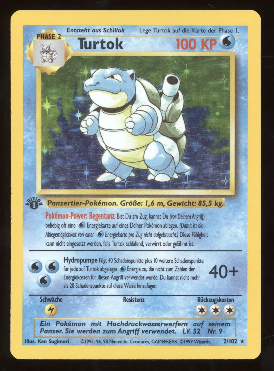 Individual Trading Card Games Pokémon TCG German 1st Edition for
