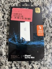 Body Glove Tidal Waterproof Case For iPhone 16 Pro Max Black/Clear New