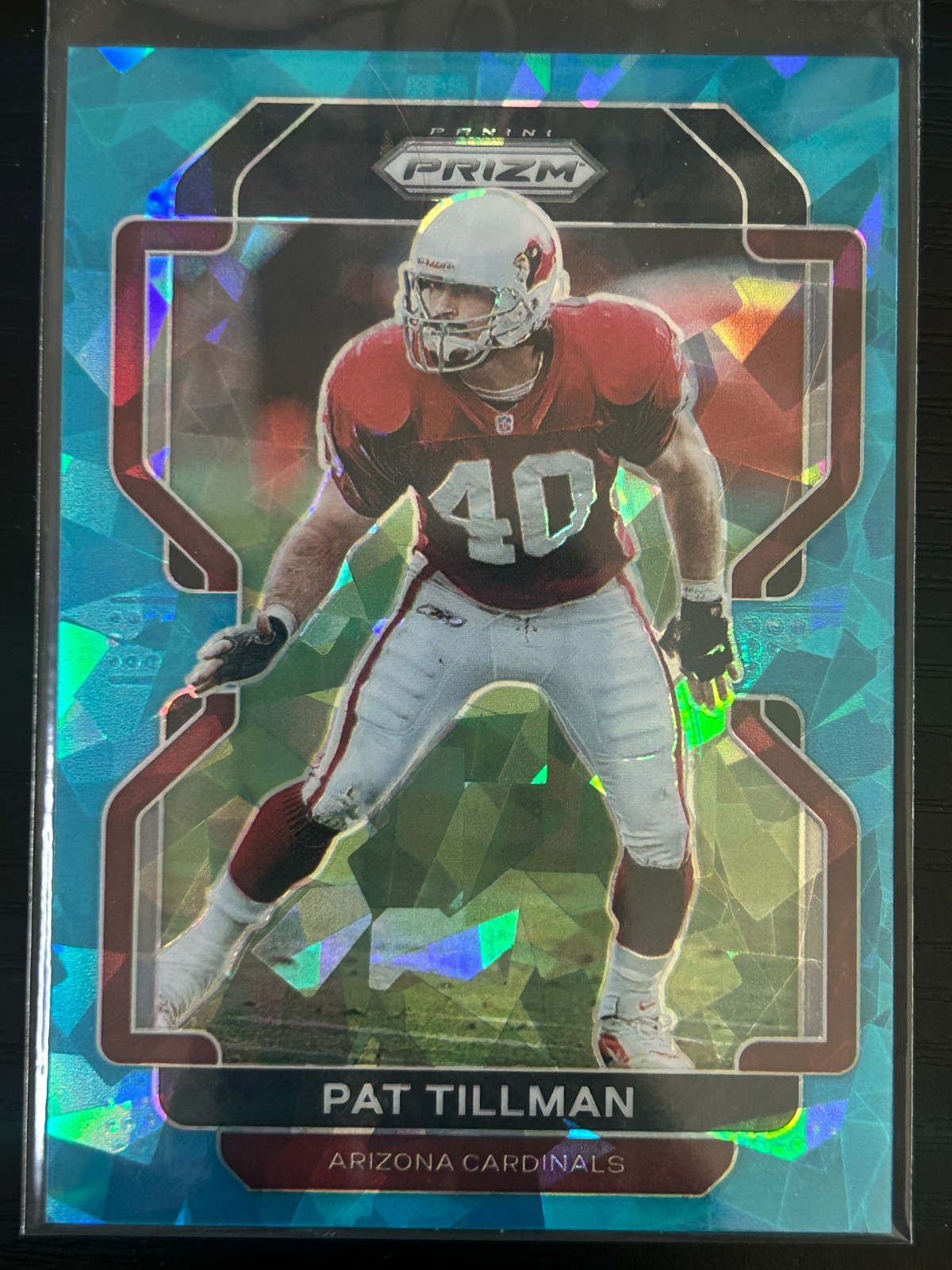 Pat Tillman 2021 Panini Prizm Blue Ice /99 Arizona Cardinals
