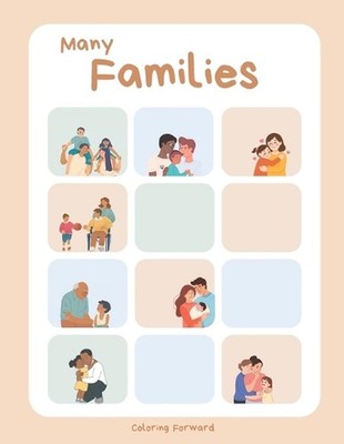 Many Families by Coloring Forward Paperback Book