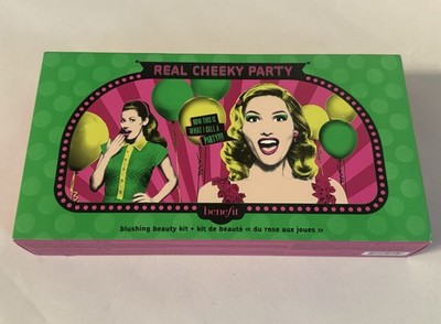 Benefit XL Powder Blush Bronzer Palette-Real Cheeky Party-FULL SIZE POWDER-NEU