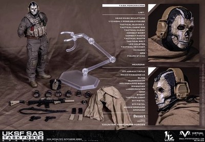 Vorverkauf VTSTOYS 1/12 VM059 British SAS Special Task Force Actionfigur 