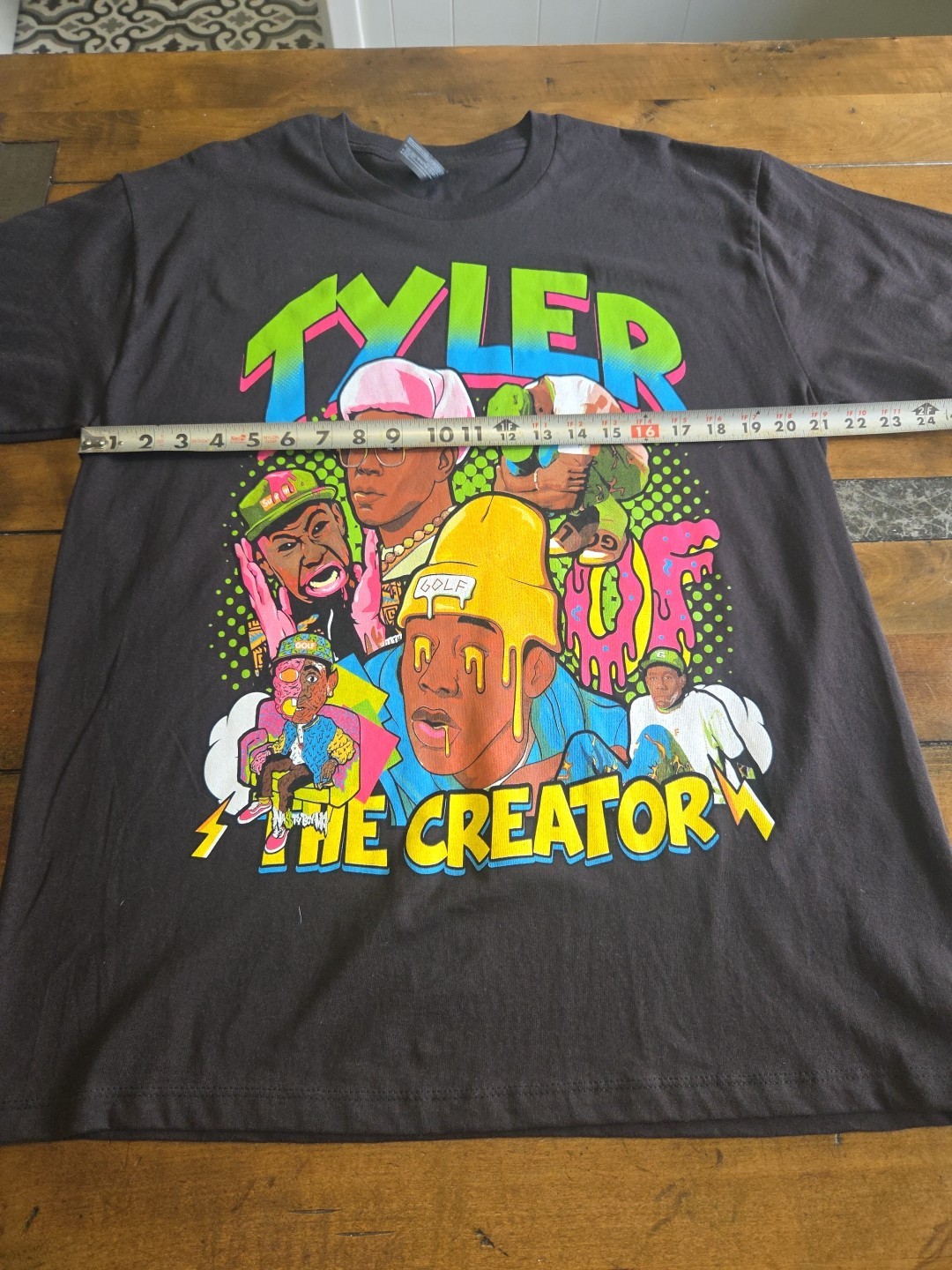 Tyler The Creator Shirt Mens Large L Black Playerytees Graphic Rap Tee 21x30 image 4