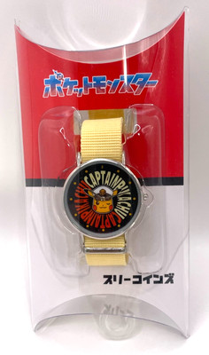 Pokemon Captain Pikachu Watch 3COINS Japan Exclusive　(Flat rate after first)