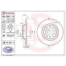 2x Bremsscheibe hinten für VW Caddy 5 SBA SBB Golf 7 5G1 BA5 Passat 3G5 | 31465