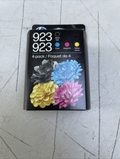 HP 923 BLACK  TRICOLOR INK CARTRIDGE - 6C3Y6LN - EXP 2027 - NEW
