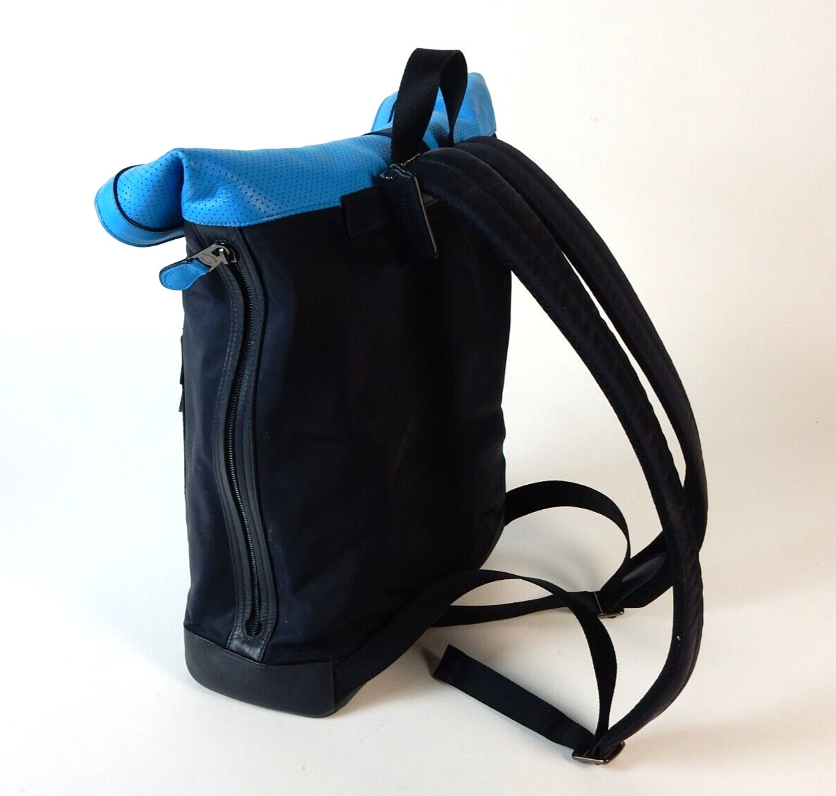 COACH Leather Computer/School Backpack, Minty Cle… - image 2