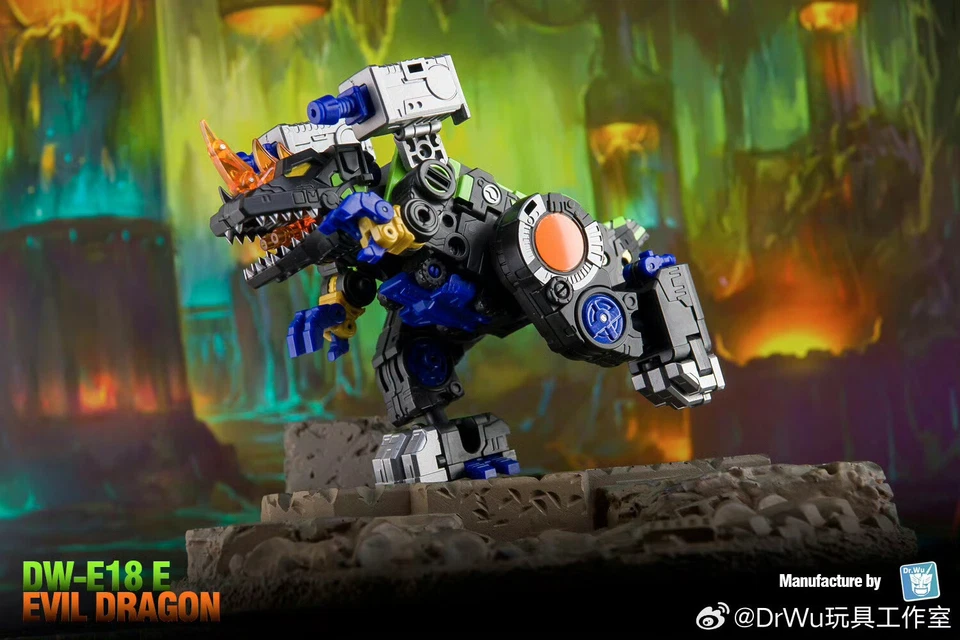 New Transformation toys Extrme Warfare Dr. WU DW-E18E Evil Dragon Model Toys - Image 2 of 4